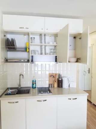 Апарт-отели Smart Apartment Powered By Amazon’s Alexa Гудаури Номер-студио с балконом-8